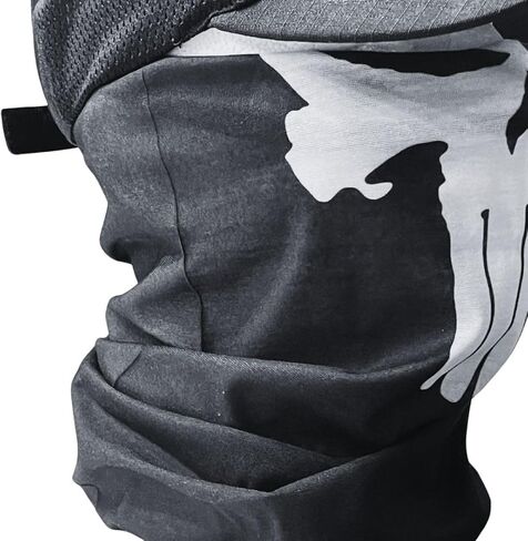 المعاقب الجمجمة أنبوب قناع الوجه الجراب وشاح باندانا قناع الوجه للدراجات النارية ركوب الدراجات تشغيل عصابات الرأس ورياضات السيارات in Kuwait