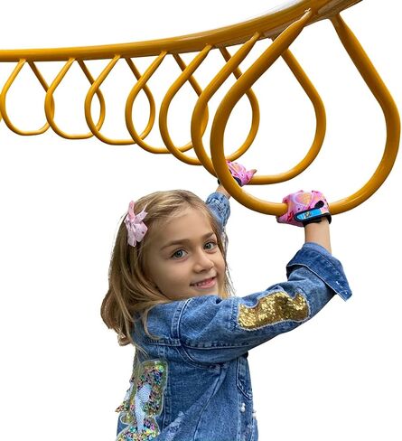 قفازات Monkey Bar مع التحكم في قبضة اليد (قلوب) للأطفال بعمر 7 و8 سنوات قفازات دراجة للأطفال in Kuwait