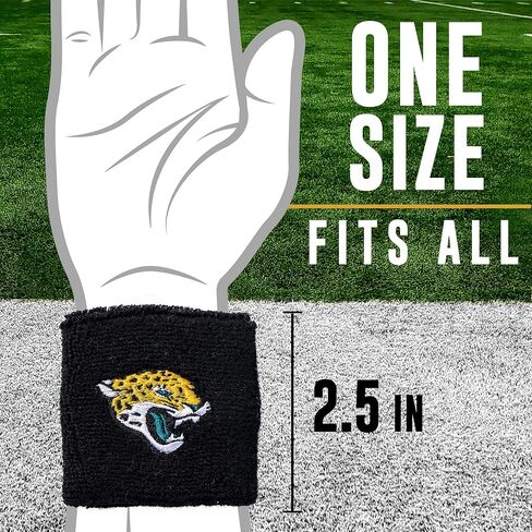 Franklin Sports NFL Team Wristbands - Youth NFL Team Logo Wristbands - Great for Costumes and Uniforms - Pair of Wristbands in Saudi Arabia