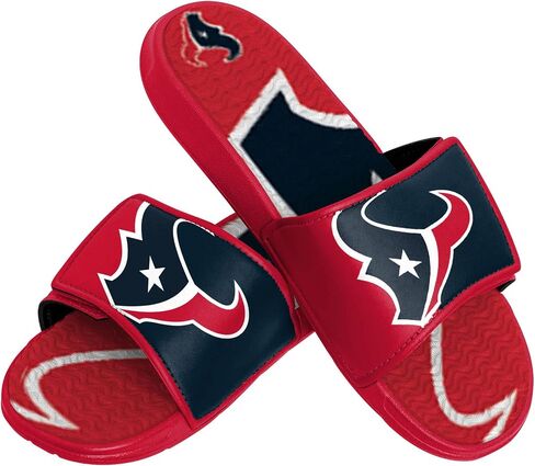 صنادل FOCO Boy's NFL Kids Team Logo Sport Gel Shower Slide Flip Flop in Kuwait