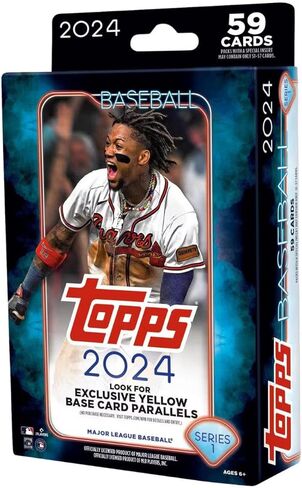 حزم شماعات البيسبول من سلسلة Topps 2024 1 - 3 عبوات شماعات in Kuwait