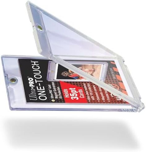 Ultra Pro - 35pt Magnetic Card Holder Cases 25ct Box - Sized to fit Standard Size Cards, Protect Collectible Sports Cards, Baseball Cards, Sports Memorabilia, Durable Card Display in Saudi Arabia