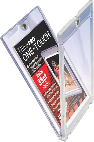 Ultra Pro - 35pt Magnetic Card Holder Cases 25ct Box - Sized to fit Standard Size Cards, Protect Collectible Sports Cards, Baseball Cards, Sports Memorabilia, Durable Card Display in Saudi Arabia