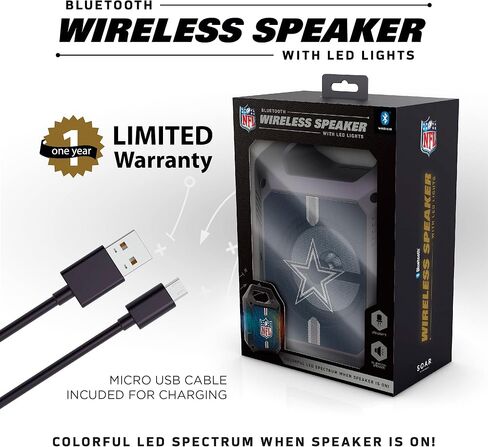 مكبر صوت بلوتوث لاسلكي SOAR NFL للجنسين ShockBox XL in Kuwait