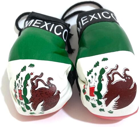 Mexico flag Boxing Glove Mexican flag decoration car accessories hanging rearview mirror decor in Saudi Arabia