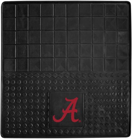 FANMATS 8761 Alabama Crimson Tide طقم سجادة سيارة من الفينيل شديد التحمل مكون من قطعتين، سجادات أرضية الصف الأمامي، حماية من جميع الأحوال الجوية، ملاءمة عالمية، تصميم خزان عميق in Kuwait