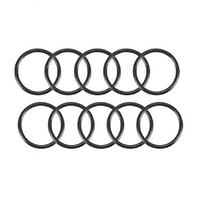 uxcell Nitrile Rubber O-Rings, 38mm OD 32mm ID 3mm Width, Metric Sealing Gasket, Pack of 10