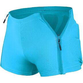 Kids Padded Shorts-Zipper HIPS Protectective Gear for Cycling Snowing Ski Skating, 3D HIPS Pads for Butt Tailbone