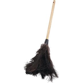 Boardwalk BWK20BK 10 in. Handle Professional Ostrich Feather Duster