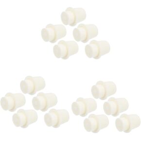 5pcs Rubber Stopper, 200ml27-31mm Erlenmeyer Flask Stopper, Lab Plug, Glass Bottle Stoppers Conical Flask Plugs Wine Cork for Lab, Experiment, Chemistry, Science Studies
