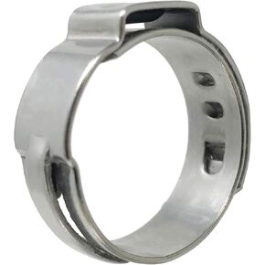 100 Pieces 3/4" PEX Stainless Steel Clamps Cinch/Pinch Rings for 3/4 Inch PEX Pipe Plumbing Radiant Fitting NSF Certified No-Lead PEX GUY