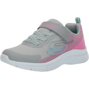 Skechers Kids Girls Microspec Plus Sneaker, Black/Purple, 2.5 Little Kid
