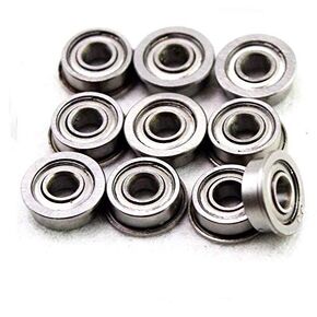 10 PCS MF126ZZ (6x12x4 mm) Metal Shielded FLANGED Ball Bearing MF126zz