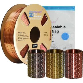 Mercury PLA Filament 1.75mm, 3D Printer Filament,1kg/2.2 lb Tidy Spool, Dimensional Accuracy ±0.03mm, with Filament Storage Bag, Fit Most FDM 3D Printers, PLA Mercury 1.75mm
