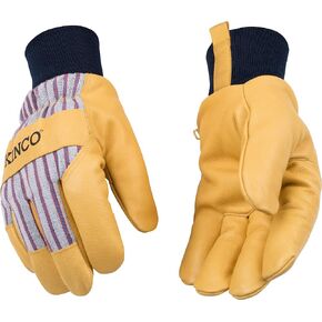 Kinco - Premium Leather Work and Ski Gloves, Heatkeep Insulation, (1927KW)