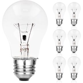 Mandala Crafts Frosted E26 A15 Incandescent 40w Appliance Light Bulbs Refrigerator Light Bulbs, Oven Light Bulbs, Microwave Light Bulbs, Stove Lightbulbs