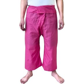 Atiya Unisex Thai Long Fisherman Pants, Yoga & Meditation, Martial Arts, Toray Fabric Pants