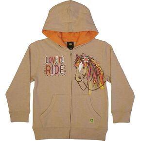 John Deere Girl and Boys Hoodie Sweatshirts Toddlers and Infant Sizes