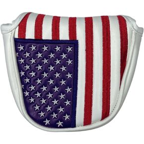 Putter Cover for Blade and Mallet Style Putters with Magnetic Closure and Embroidered USA Design Golf Club Headcovers for Scotty Cameron Taylormade Callaway Titleist Odyssey