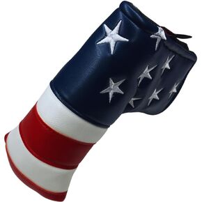 Putter Cover for Blade and Mallet Style Putters with Magnetic Closure and Embroidered USA Design Golf Club Headcovers for Scotty Cameron Taylormade Callaway Titleist Odyssey