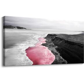 Canvas Wall Art for Living Room Bathroom Wall Decor Purple White Fantasy Modern Home Decorations for Office Bedroom Kitchen Works Canvas Prints Pictures 29"x58"inch