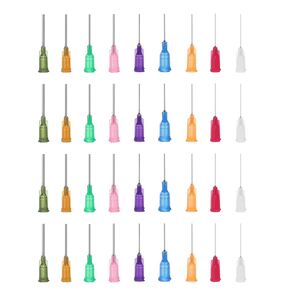 PATIKIL Blunt Tip Dispensing Needles 1 Inch, 45 Pcs 9 Different Gauge Industrial Liquid Dispenser Needle with Lure Lock for Refilling Liquid Inks Adhesive Glue