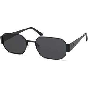 AMOMOMA Retro Rectangle Sunglasses for Womens 90s Y2k Narrow Square Sunglasses Metal Frame Polarized AM6641