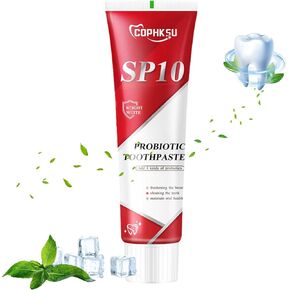Sp10 Probiotic Toothpaste, Sp 10 Toothpaste, Sp-10 Ultra Whit-ening Toothpaste, Fresh Breath, Oral Cleaning and Care Toothpaste