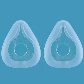 AirFlt F20 Full Face Mask Replacement Cushion 2 Packs, Covers Nose and Mouth, Compatible with F20 Original Frame, Prevent Sleep Apnea Mask Supplies (Large)