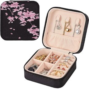 Travel Jewelry Box Mini Portable Jewelry Case,Travel Jewelry Box for Women Girls,Jewelry Box for Teen Girls,Travel Jewelry Case for Women to Store Jewelry-Galaxy Love Paw