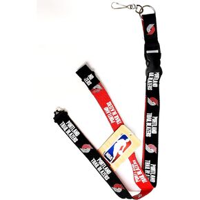 Pro Specialties Group Portland Trail Blazers Lanyard Two-Tone NBA lanyards team color 1"