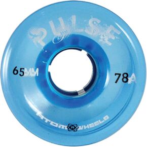 Quad Roller Wheels/Outdoor/Hardness 78A / 65x37 Blue Pulse/Set of 4