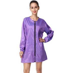 Chameleon Fabric Salon Smock Professional Stylist Jacket Waterproof Haircut Cape Barber Apron