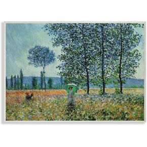 Stupell Industries Classic Felder Painting Woman with Parasol, Designed by Claude Monet Wall Art, 36x48, Canvas