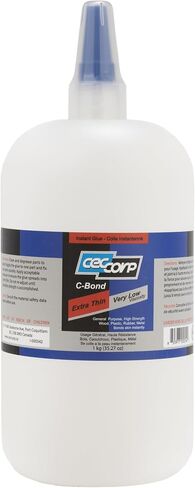 CECCORP Super Glue - C-Bond Extra Thin, 35.27 oz (1 kg), Very Low Viscosity Cyanoacrylate Adhesive, Clear CA Glue for All Purposes in Saudi Arabia