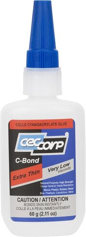 CECCORP Super Glue - C-Bond Extra Thin, 35.27 oz (1 kg), Very Low Viscosity Cyanoacrylate Adhesive, Clear CA Glue for All Purposes in Saudi Arabia