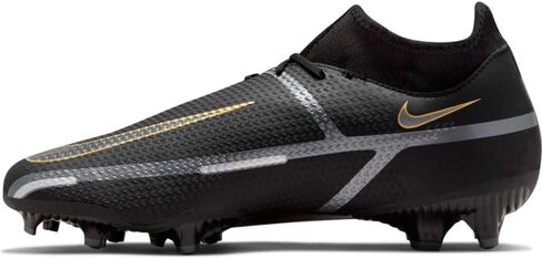 Nike Men's Phantom GT2 DF Academy FG/MG Black/Gold 8 in Saudi Arabia