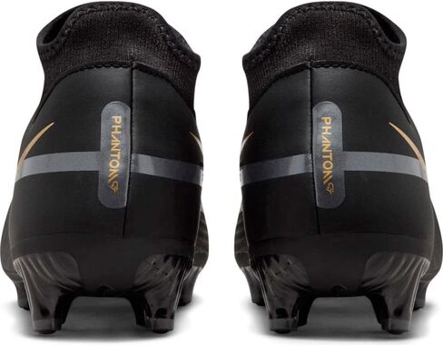 Nike Men's Phantom GT2 DF Academy FG/MG Black/Gold 8 in Saudi Arabia