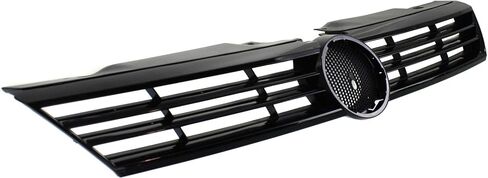 CarPartsDepot Front Bumper Lower Grille Grill Black Plastic Compatible for 2011-2014 Jetta Fits 5C6853671RYP VW1036120 in Saudi Arabia