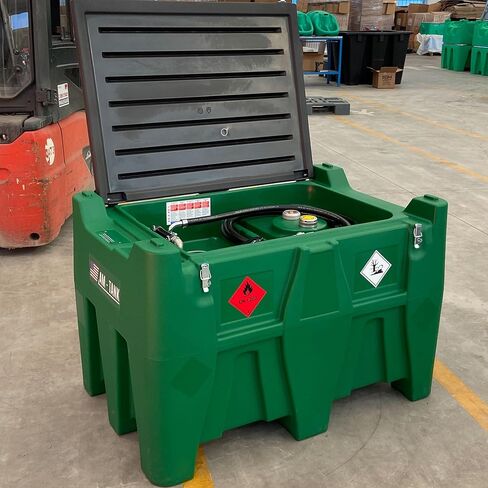 AM-TANK 40 DEF: Portable 40 gal DEF Tank Low Profile to fit Under Truck Tonneau Cover with 12V Pump, 13ft Hose and Nozzle. in Saudi Arabia