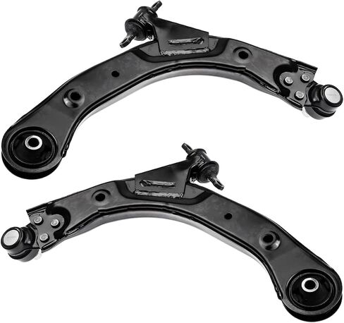 Front Lower Control Arm and Ball Joint Assembly Compatible With Cobalt HHR Pontiac G5 Pursuit Saturn Ion (Fit RPO code FE1) AUQDD 2PC K620302 K620301 Suspension 521-321 521-322 (Left and Right) in Saudi Arabia