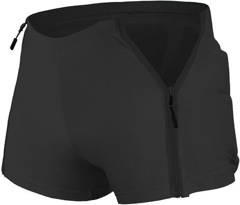 Kids Padded Shorts-Zipper HIPS Protectective Gear for Cycling Snowing Ski Skating, 3D HIPS Pads for Butt Tailbone in Kuwait
