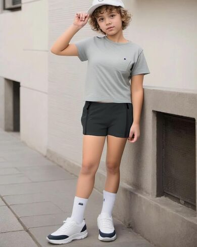 Kids Padded Shorts-Zipper HIPS Protectective Gear for Cycling Snowing Ski Skating, 3D HIPS Pads for Butt Tailbone in Kuwait