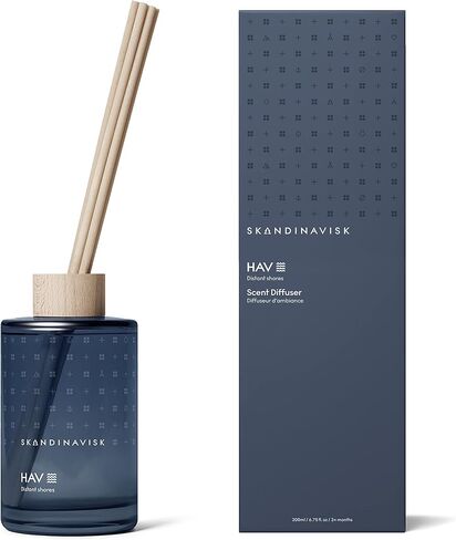 Skandinavisk Skog ‘Forest’ Scent Diffuser with 8 Scents, Lasts +3 Months, Scent Notes: Black Tea and Mint Leaves, Dried Apples and Baked Cinnamon, 3.38 fl. oz. in Kuwait