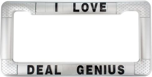Bell Automotive 22-1-46452-9 Universal Make your Message Personalized License Plate Frame, Black in Saudi Arabia