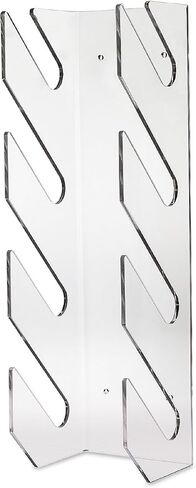 SOURCEONE.ORG Deluxe Tier Skateboard Storage Display Rack - Invisible Clear Acrylic Wall Mount Display in Kuwait