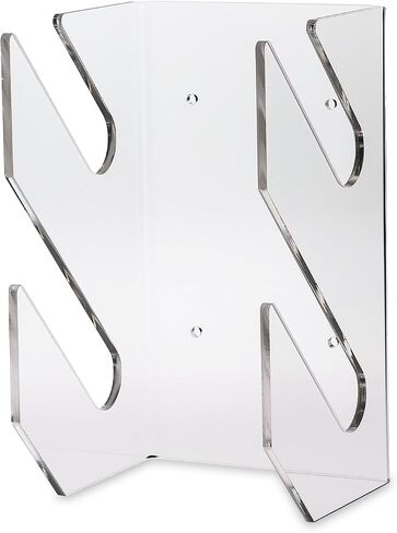 SOURCEONE.ORG Deluxe Tier Skateboard Storage Display Rack - Invisible Clear Acrylic Wall Mount Display in Kuwait