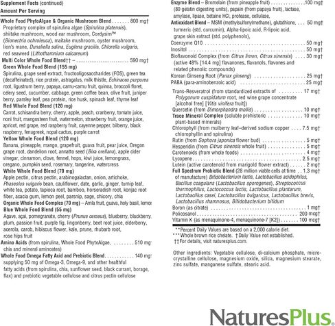 Natures Plus Source of Life Gold Multivitamin - 90 كبسولة نباتية - مع فيتامينات D3، B12، K2 وأكثر من 120 طعامًا كاملاً - دعم الدم والعظام والمناعة - خالي من الغلوتين - 30 حصة in Kuwait