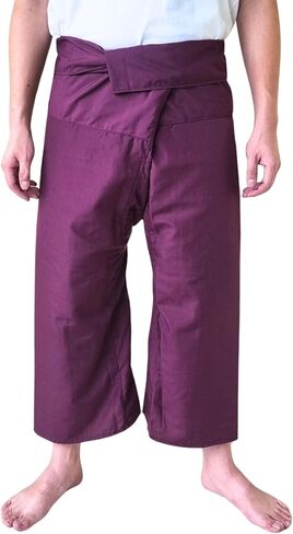 Atiya Unisex Thai Long Fisherman Pants, Yoga & Meditation, Martial Arts, Toray Fabric Pants in Saudi Arabia