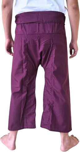 Atiya Unisex Thai Long Fisherman Pants, Yoga & Meditation, Martial Arts, Toray Fabric Pants in Saudi Arabia
